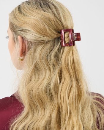 4-Pack Iridescent Square Claw Clips