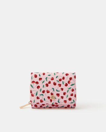 CHERRY PRINT PURSE