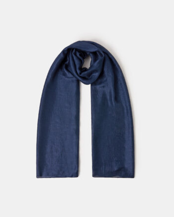 LIGHTWEIGHT SHIMMER SCARF BLUE