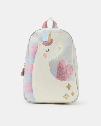 GIRLS IRIDESCENT UNICORN BACKPACK