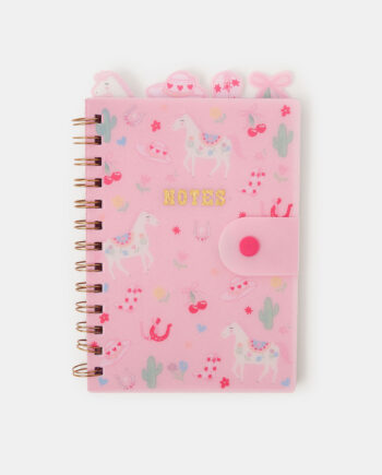 GIRLS COWBOY ORGANISER NOTEBOOK