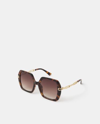 TORT SQUARE SUNGLASSES