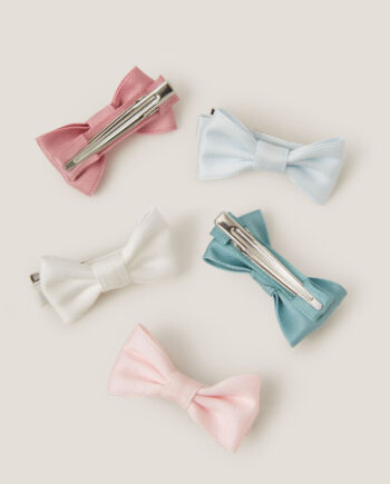 5-Pack Mini Bow Hair Clips