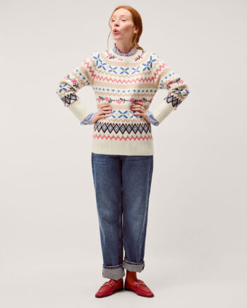 Fee Fair Isle Jumper Ivory
