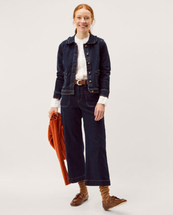 Sadie Frill Denim Jacket Blue