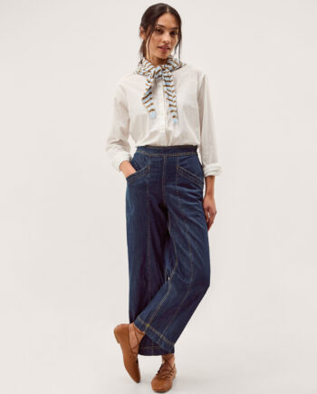 Harper Regular Wide Leg Jeans Blue