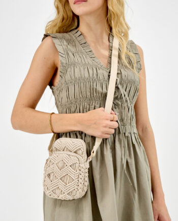 MACRAME PHONE BAG