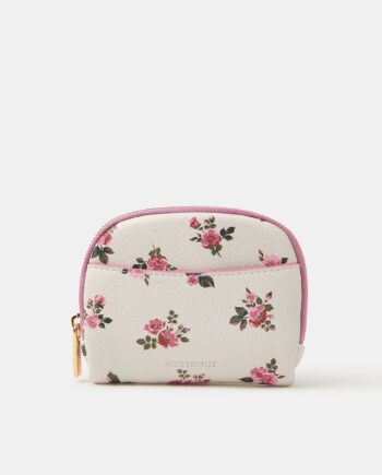 FLORAL PRINT COIN PURSE