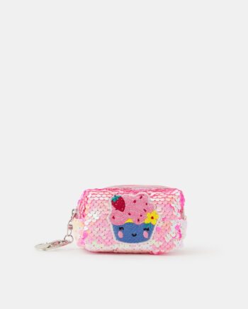 GIRLS SEQUIN CAKE BAG CHARM