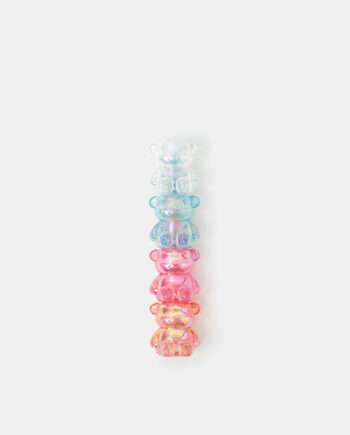 GIRLS 4-PACK STACKABLE BEAR HIGHLIGHTERS
