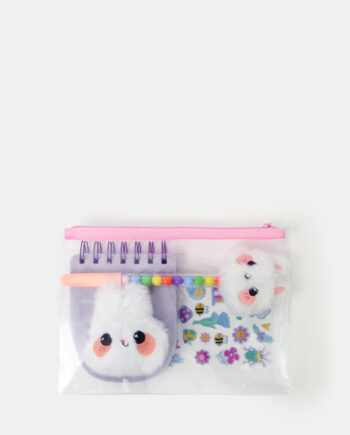 GIRLS BUNNY STATIONERY SET