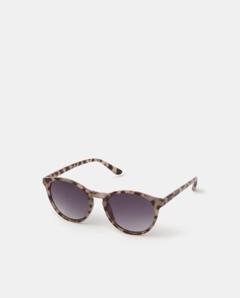 TORT ROUND SUNGLASSES