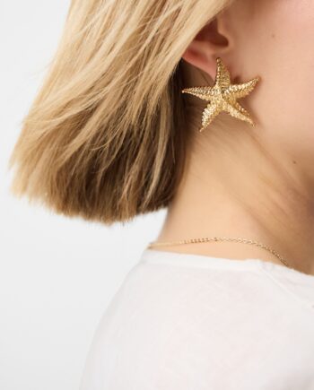 STATEMENT STARFISH STUD EARRINGS