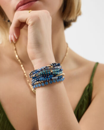 11-PACK BEAD STRETCH BRACELETS