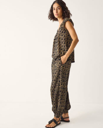 Arti Print Harem Trousers Black