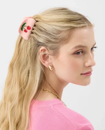 2-Pack Cherry Gem Claw Clips