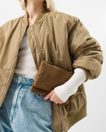 FOLD OVER ZIP WESTERN CROSSBODY BAG