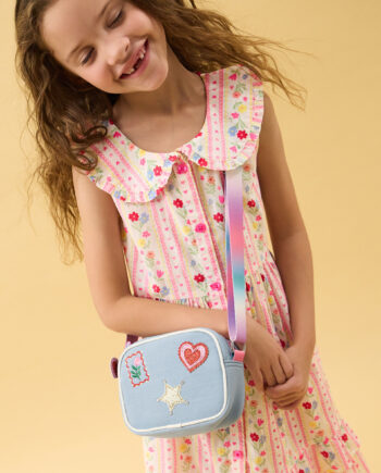 GIRLS EMBROIDERED PRAIRIE CROSSBODY BAG