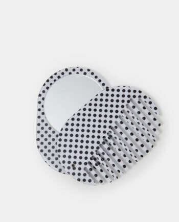 POLKA DOT COMPACT MIRROR & COMB