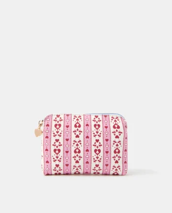 Heart Stripe Coin Purse