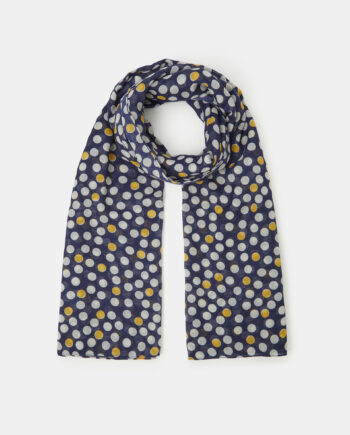 LIGHTWEIGHT POLKA DOT SCARF