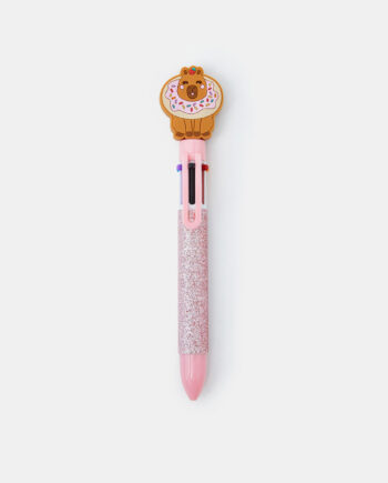 GIRLS CAPYBARA MULTI COLOUR PENS