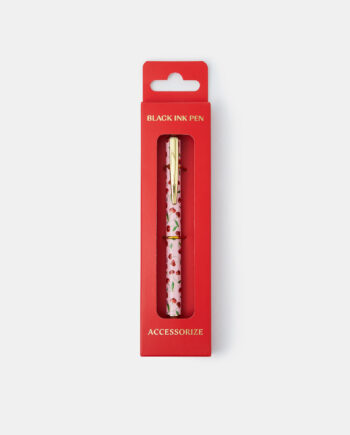 CHERRY PRINT PEN IN A BOX