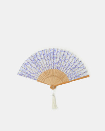 Floral Print Foldable Fan