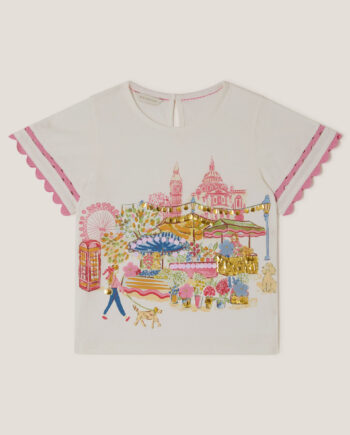 London Scene T-Shirt Ivory