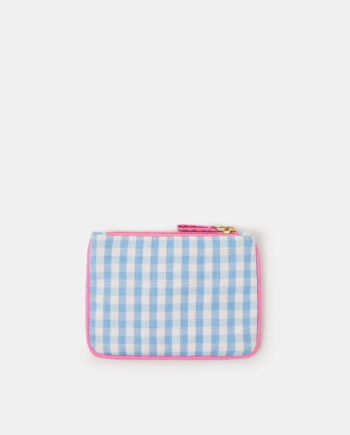 GIRLS CHERRY GINGHAM PURSE