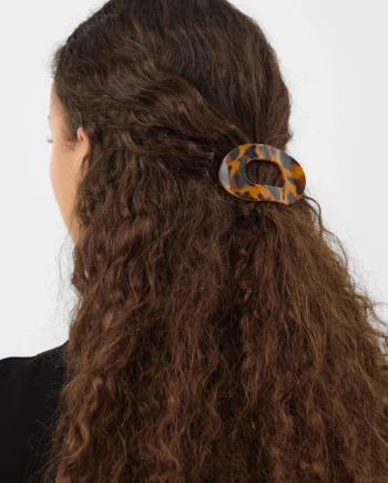 Small Tort Flat Claw Clip