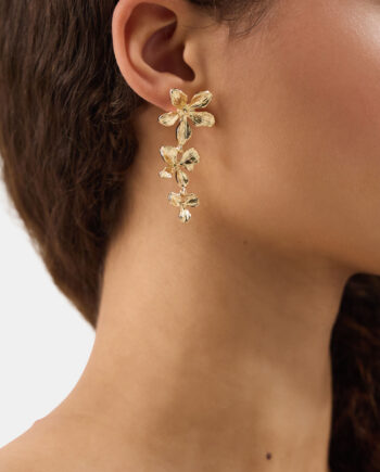 FLOWER DROP EARRINGS