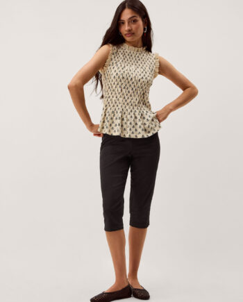 Catalina Capri Trousers Black