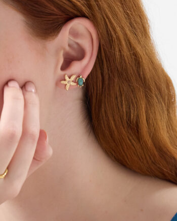 5-PACK SEA LIFE STUD EARRINGS
