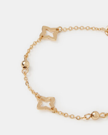CLOVER CUT-OUT STATION BRACELET