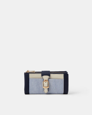 STRIPE BUCKLE PURSE