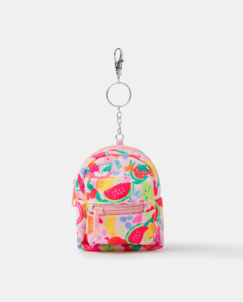 GIRLS FRUITY BAG CHARM STATIONERY SET