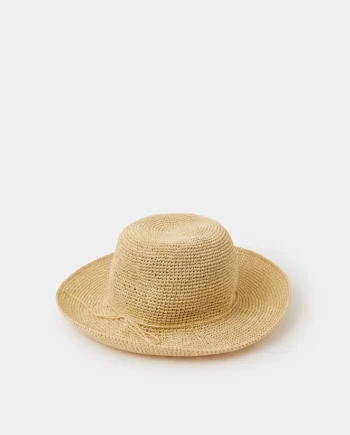 Straw Bucket Hat Natural