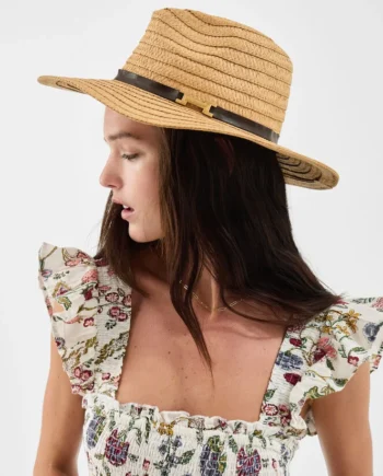 Woven Fedora Hat